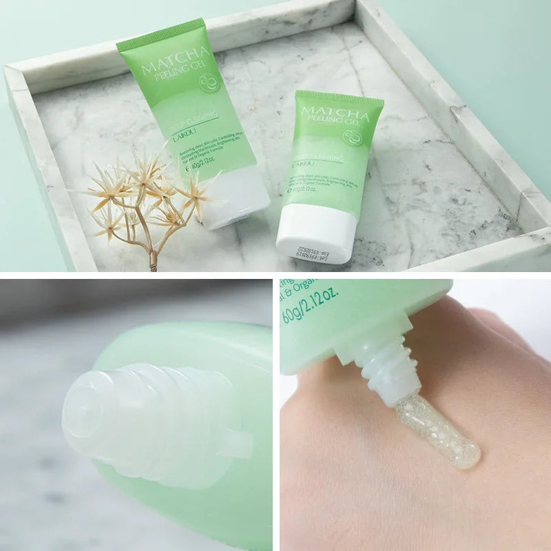 LAIKOU Matcha Exfoliating Exfoliate Peeling Gel Facial Scrub